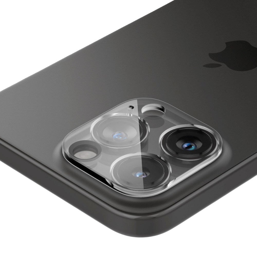iPhone 16 Pro / 16 Pro Max / 15 Pro / 15 Pro Max / 14 Pro / 14 Pro Max Spigen Glass tR Optik Kamerabeskyttelsesglas - 2 stk - Gennemsigtig