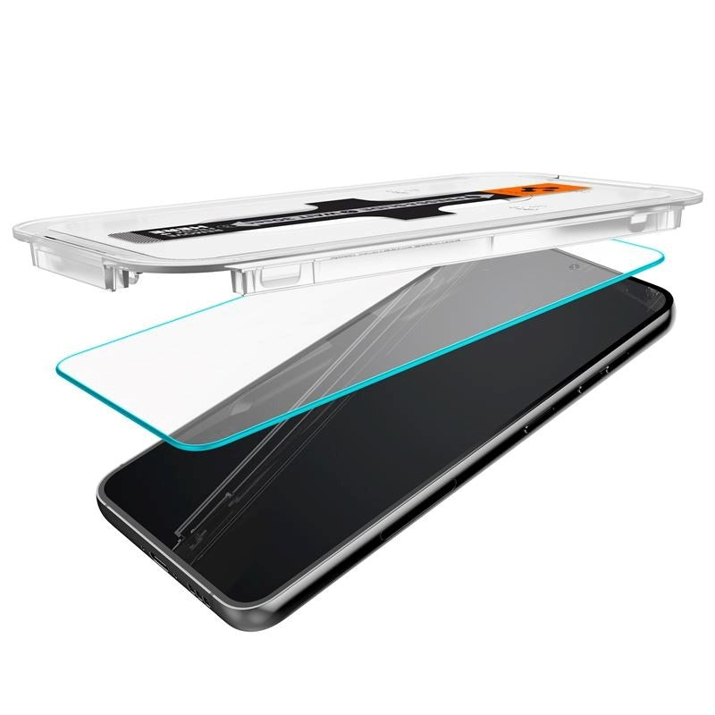 Samsung Galaxy S23 Spigen EZ Fit Glas.tR Skærmbeskyttelse - 2 stk. - Case Friendly - Gennemsigtig