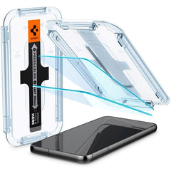 Samsung Galaxy S23 Spigen EZ Fit Glas.tR Skærmbeskyttelse - 2 stk. - Case Friendly - Gennemsigtig