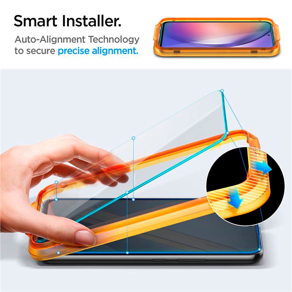 Samsung Galaxy A54 5G Spigen Beskyttelsesglas - 2 stk. - Gennemsigtig