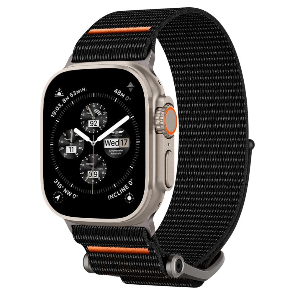 Apple Watch (42/44/SE/45/46/49mm) Spigen DuraPro Flex Nylon Rem - Sort