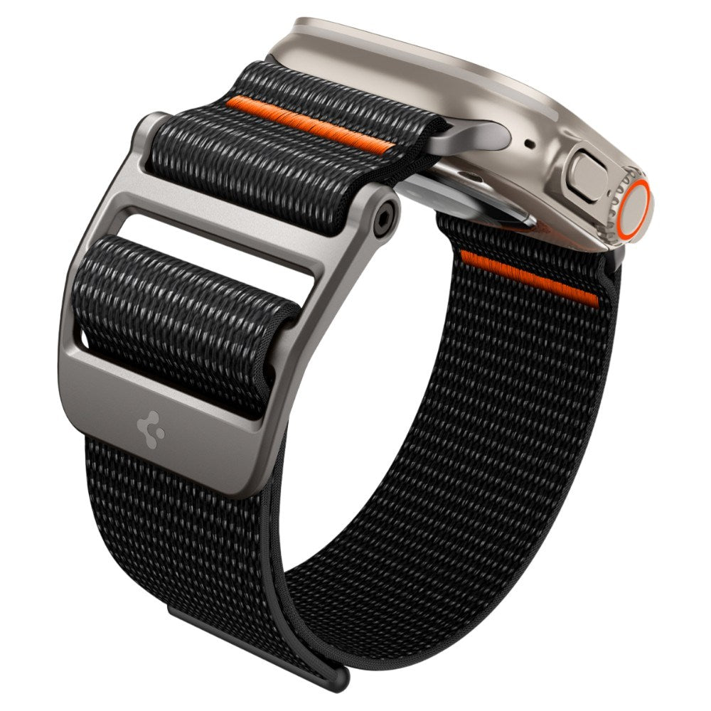 Apple Watch (42/44/SE/45/46/49mm) Spigen DuraPro Flex Nylon Rem - Sort