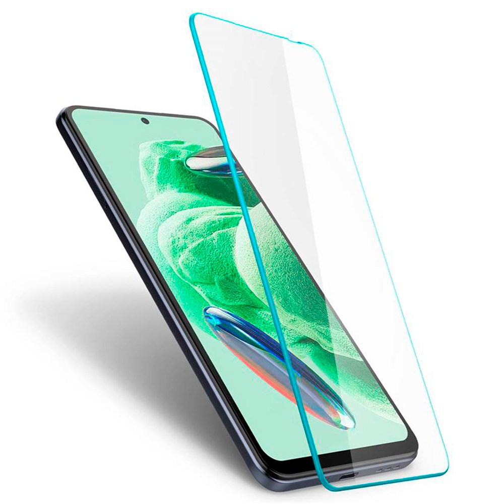 Xiaomi Redmi Note 12 (5G) / Poco X5 (5G) Spigen Glas.tr Slim Hærdet Glas Skærmbeskyttelse - 2 Stk - Gennemsigtig
