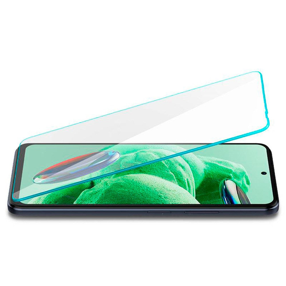 Xiaomi Redmi Note 12 (5G) / Poco X5 (5G) Spigen Glas.tr Slim Hærdet Glas Skærmbeskyttelse - 2 Stk - Gennemsigtig