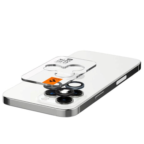 iPhone 17 Pro / 17 Pro Max / 16 Pro / 16 Pro Max / 15 Pro / 15 Pro Max / 14 Pro / 14 Pro Max Spigen Glass tR EZ Fit Optik Pro Kameralinsebeskyttelsesglas - 2 stk - Gennemsigtig