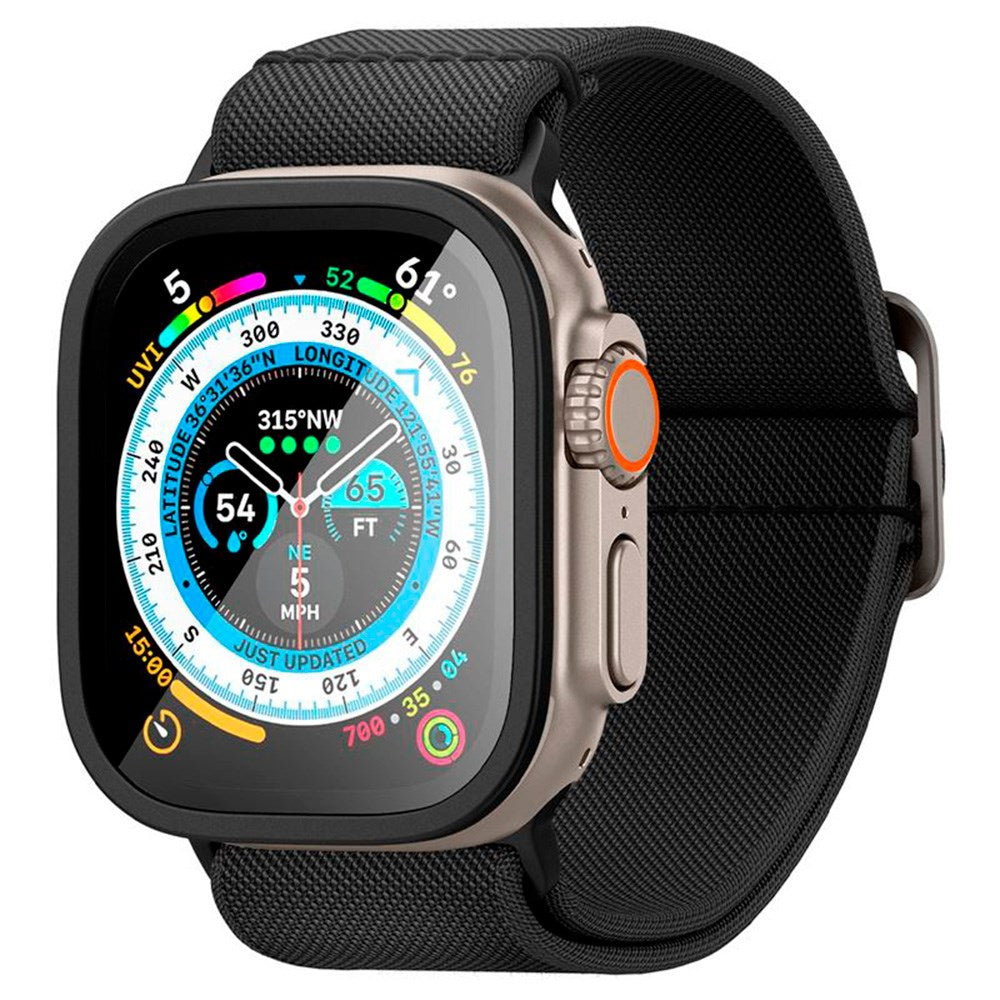 Apple Watch Ultra 3/2/1 (49mm) Spigen GLAS.tR Slim Pro Skærmbeskyttelse - Sort