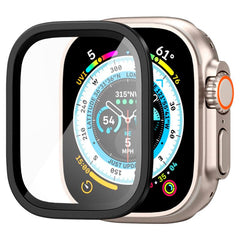 Apple Watch Ultra 3/2/1 (49mm) Spigen GLAS.tR Slim Pro Skærmbeskyttelse - Sort