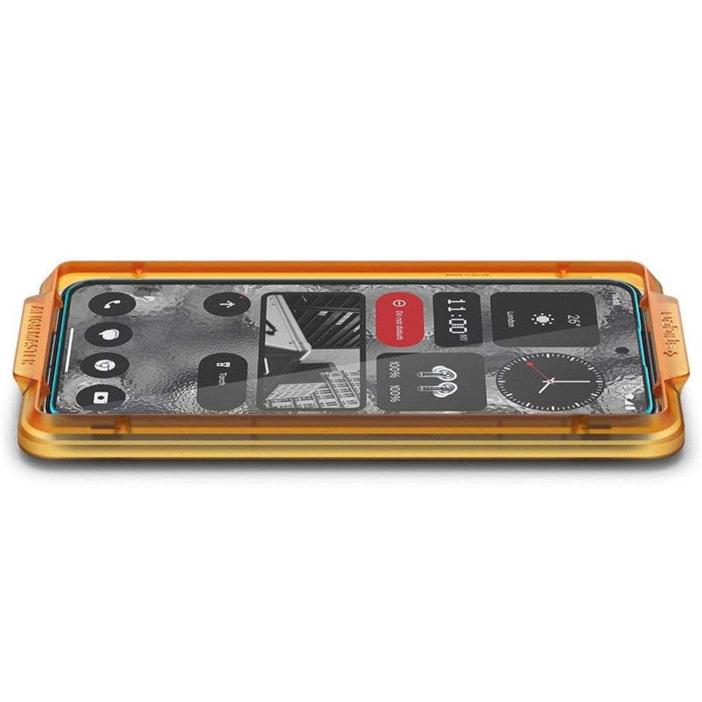 Nothing Phone (2) Spigen AlignMaster Glass tR Skærmbeskyttelse - 2 stk - Case Friendly - Gennemsigtig