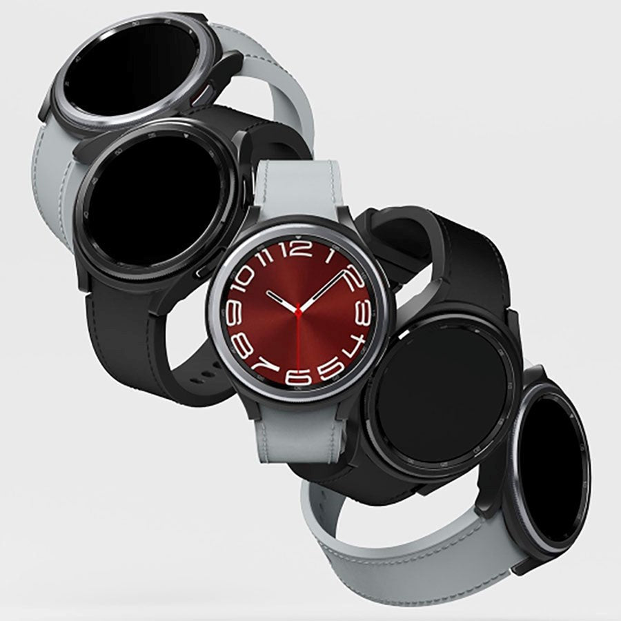 Samsung Galaxy Watch 6 Classic (47mm) Ringke Slim Cover 2-Pak - Gennemsigtig & Sort