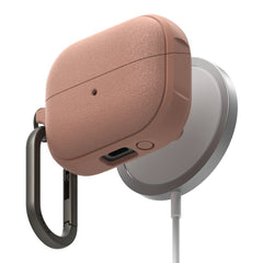 Ringke Samsung Galaxy Buds 3 / 3 Pro Onyx Magnetic Cover m. Karabinhage - MagSafe Kompatibelt - Rosa