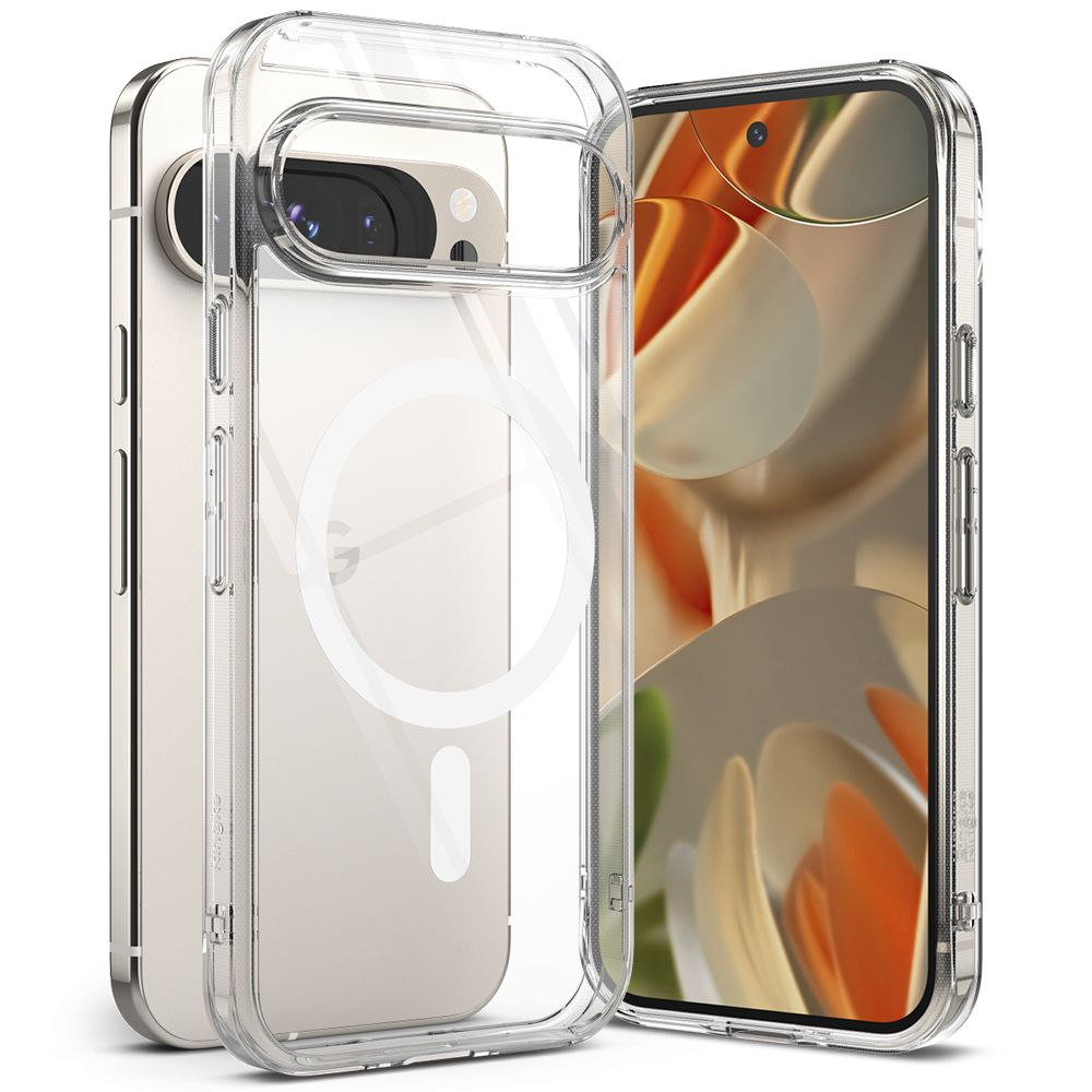 Google Pixel 9 / 9 Pro Ringke Fusion Fleksibelt Plastik Cover - MagSafe Kompatibel - Gennemsigtig