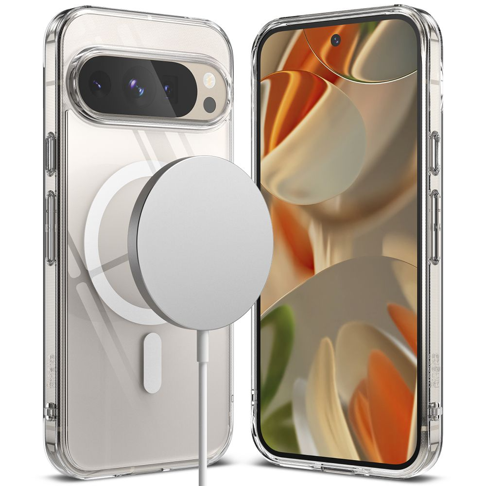 Google Pixel 9 / 9 Pro Ringke Fusion Fleksibelt Plastik Cover - MagSafe Kompatibel - Gennemsigtig