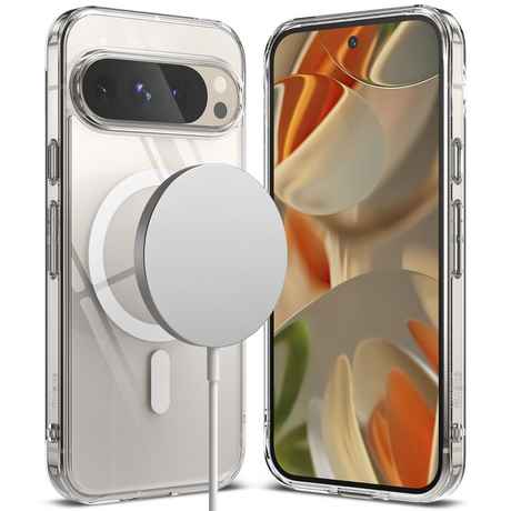 Google Pixel 9 / 9 Pro Ringke Fusion Fleksibelt Plastik Cover - MagSafe Kompatibel - Gennemsigtig