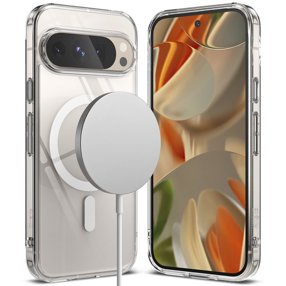 Google Pixel 9 / 9 Pro Ringke Fusion Fleksibelt Plastik Cover - MagSafe Kompatibel - Gennemsigtig