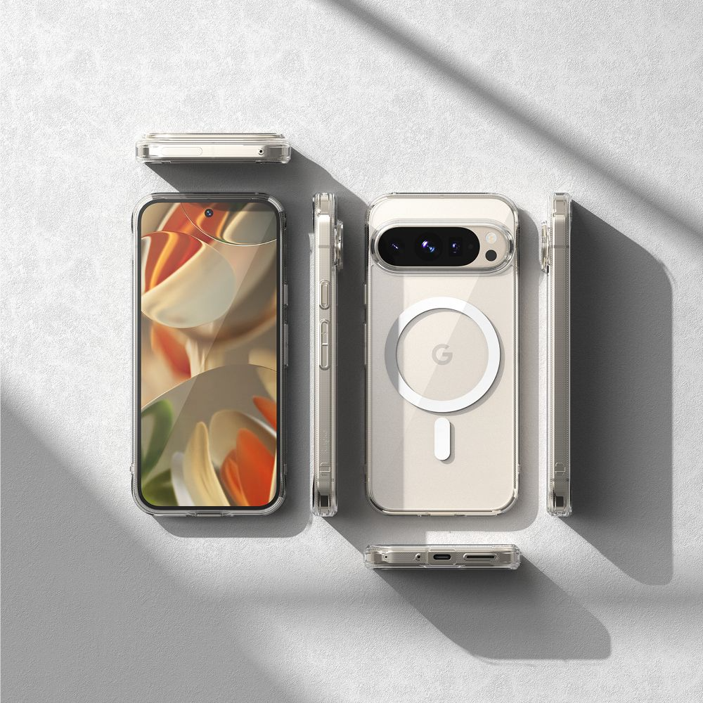 Google Pixel 9 / 9 Pro Ringke Fusion Fleksibelt Plastik Cover - MagSafe Kompatibel - Gennemsigtig