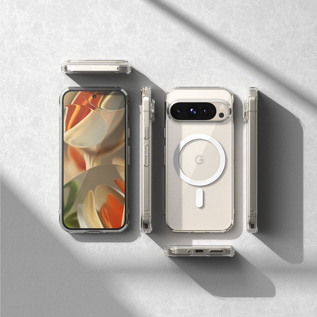 Google Pixel 9 / 9 Pro Ringke Fusion Fleksibelt Plastik Cover - MagSafe Kompatibel - Gennemsigtig