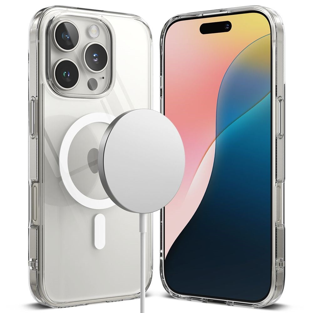 iPhone 16 Pro Max Ringke Fusion Cover - MagSafe Kompatibel - Gennemsigtig