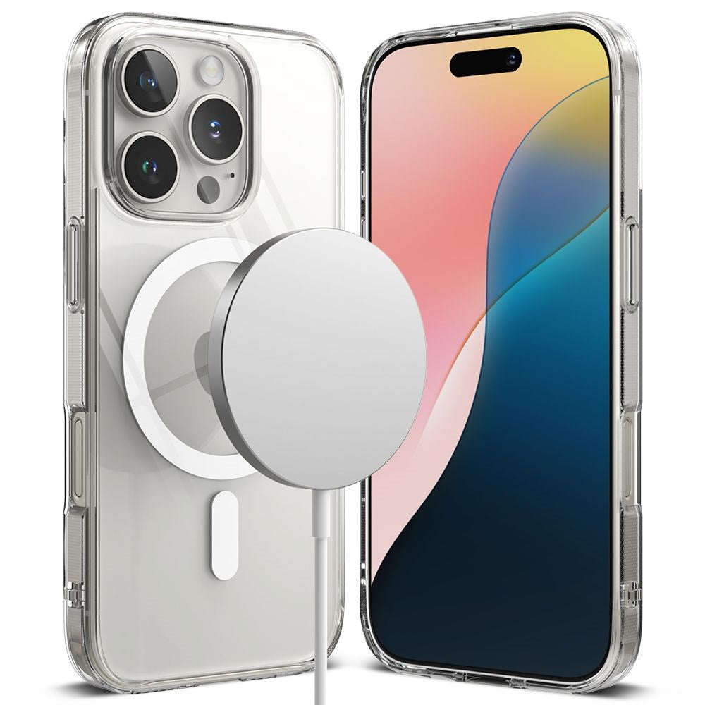 iPhone 16 Pro Ringke Fusion Cover - MagSafe Kompatibel - Gennemsigtig