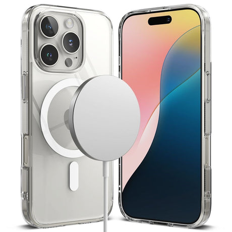 iPhone 16 Pro Ringke Fusion Cover - MagSafe Kompatibel - Gennemsigtig