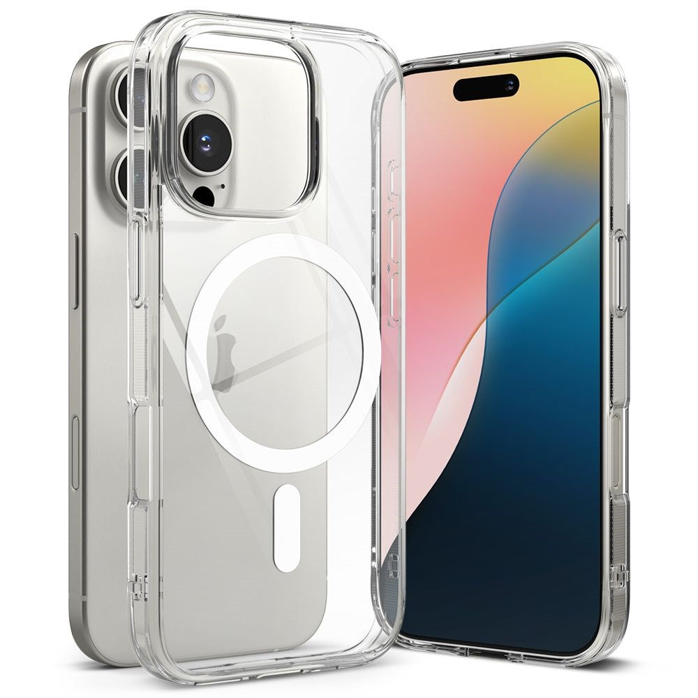 iPhone 16 Pro Ringke Fusion Cover - MagSafe Kompatibel - Gennemsigtig