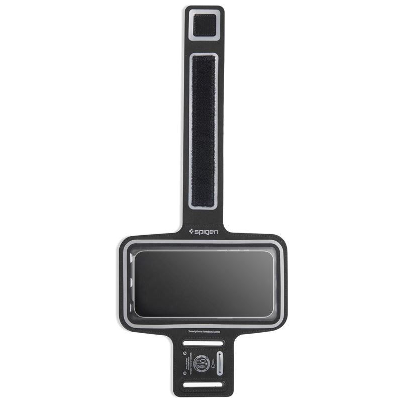 Spigen Universal Dynamic Shield Løbearmbånd (Maks. Mobil: 6.9") - Sort