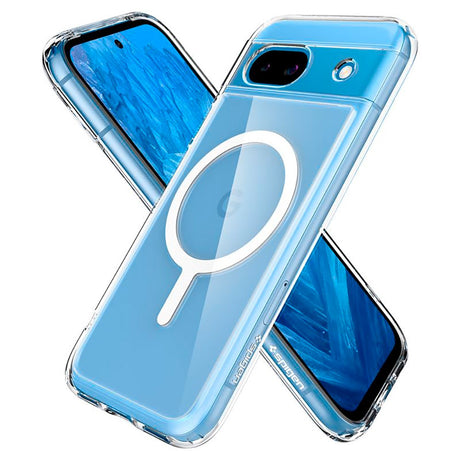 Google Pixel 8a Spigen Ultra Hybrid Cover - MagSafe Kompatibel - Gennemsigtig / Sort