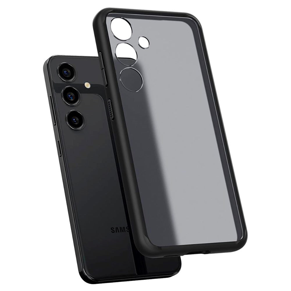 Samsung Galaxy S24+ (Plus) Spigen Ultra Hybrid Cover - Mat Gennemsigtig / Sort