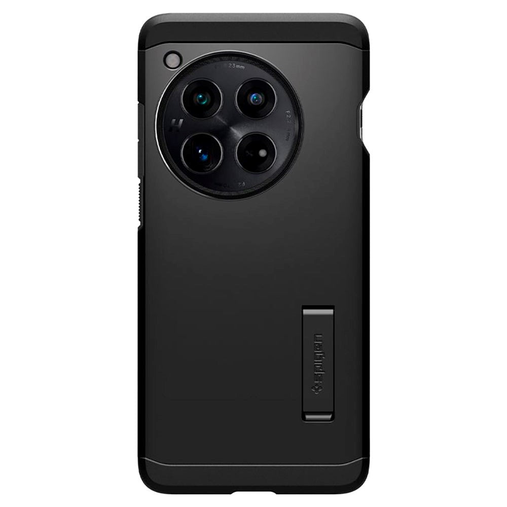 OnePlus 12 Spigen Tough Armor Cover m. Kickstand - Sort