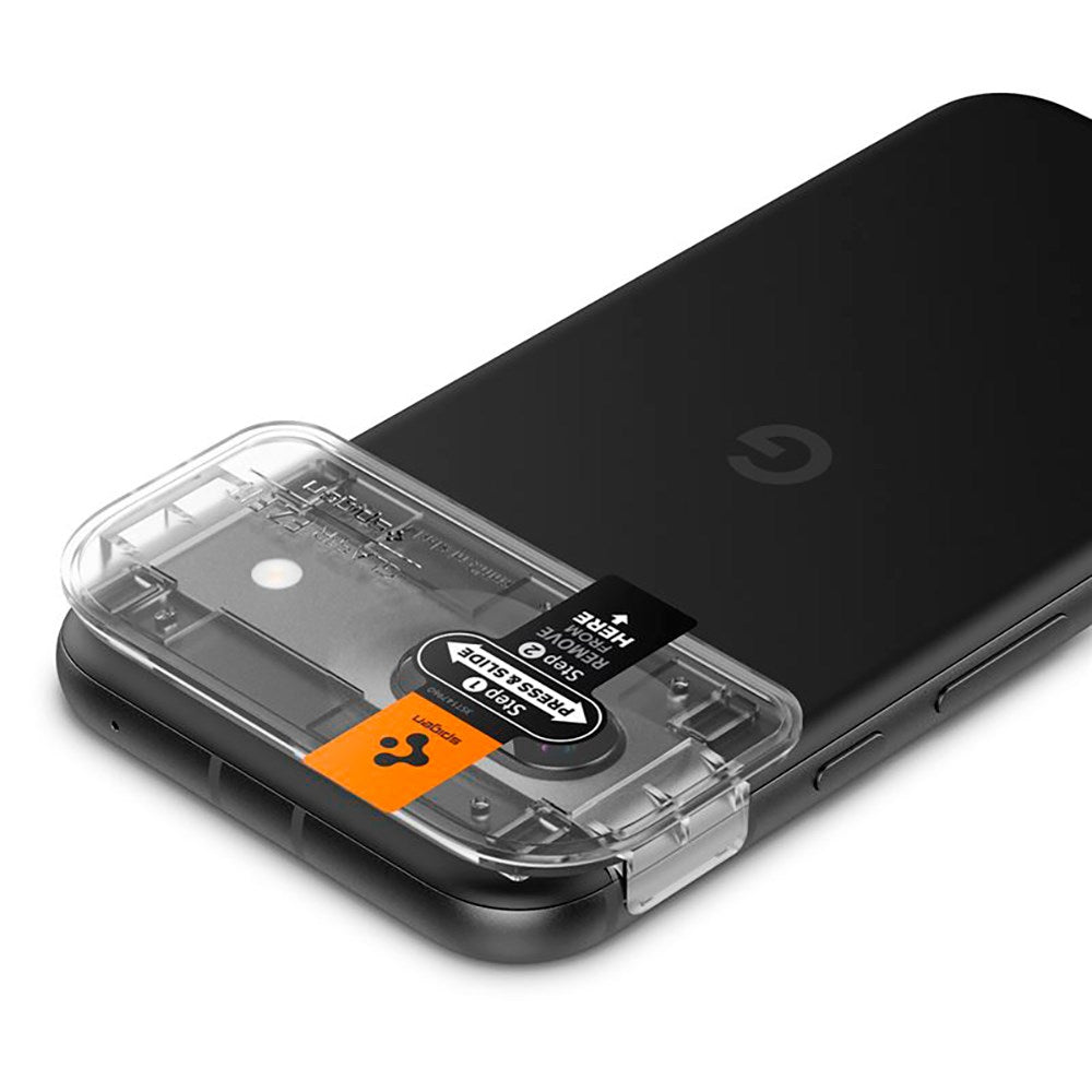 Google Pixel 8a Spigen Kameralinse Beskyttelsesglas - 2-stk. - Sort