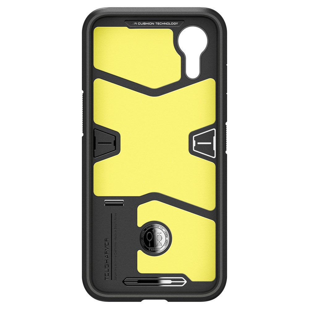Samsung Galaxy XCover 7 Spigen Tough Armor Cover m. Kickstand - Sort