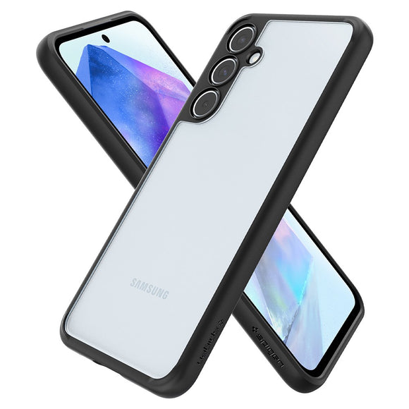 Samsung Galaxy A55 (5G) Spigen Ultra Hybrid Cover - Gennemsigtig / Sort