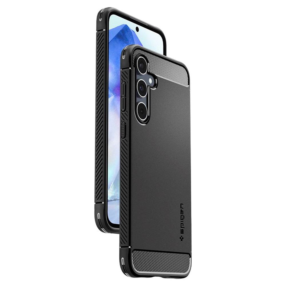 Samsung Galaxy A55 (5G) Spigen Rugged Armor Cover - Sort