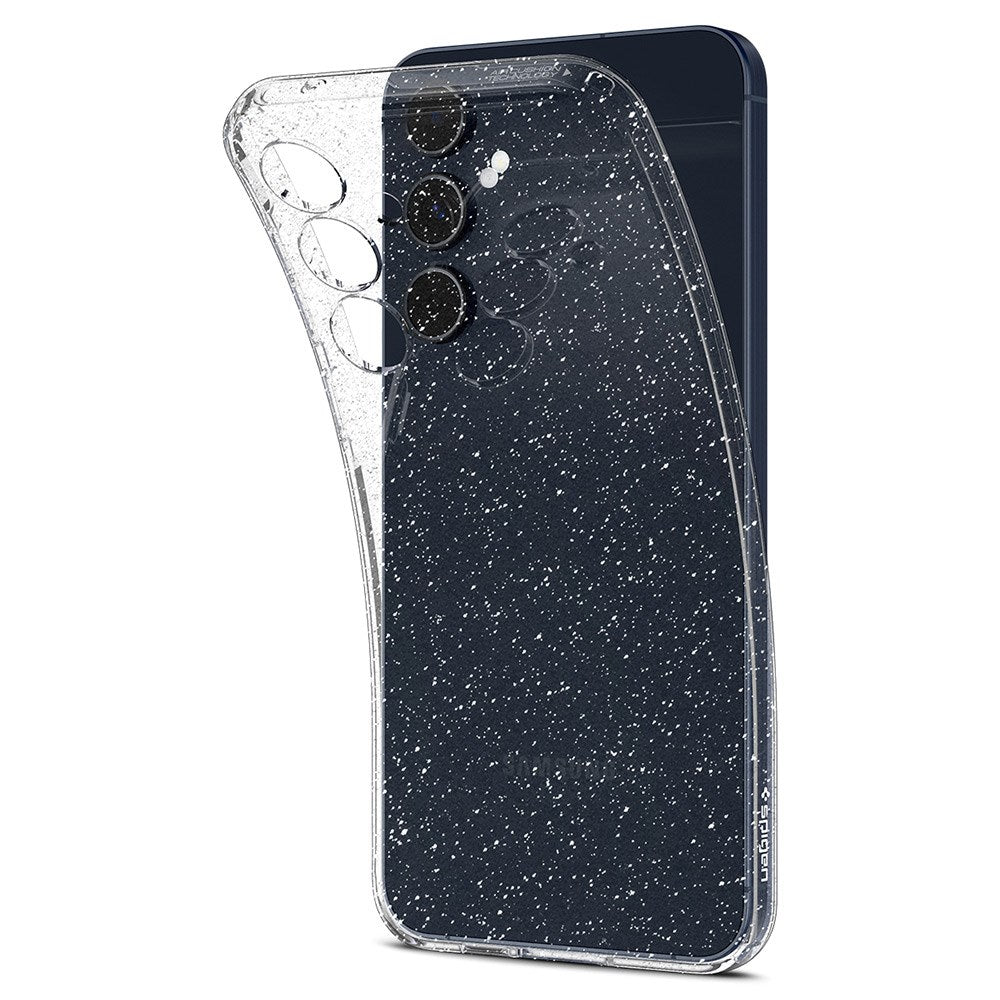 Samsung Galaxy A55 (5G) Spigen Liquid Crystal Glitter Cover - Gennemsigtig