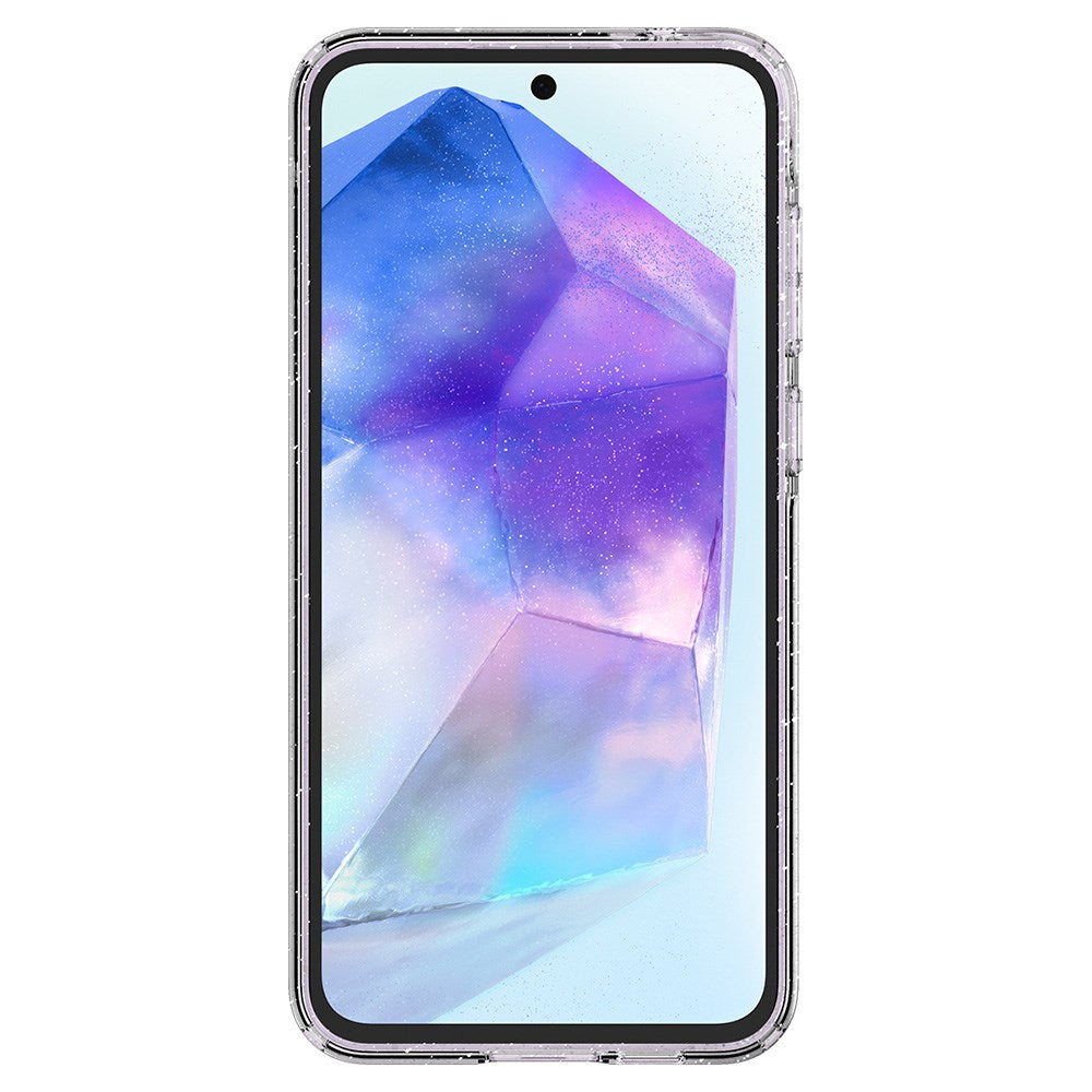 Samsung Galaxy A55 (5G) Spigen Liquid Crystal Glitter Cover - Gennemsigtig