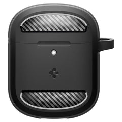 Spigen Rugged Armor Google Pixel Buds Pro / Pro 2 Cover m. Karabinhage - Sort