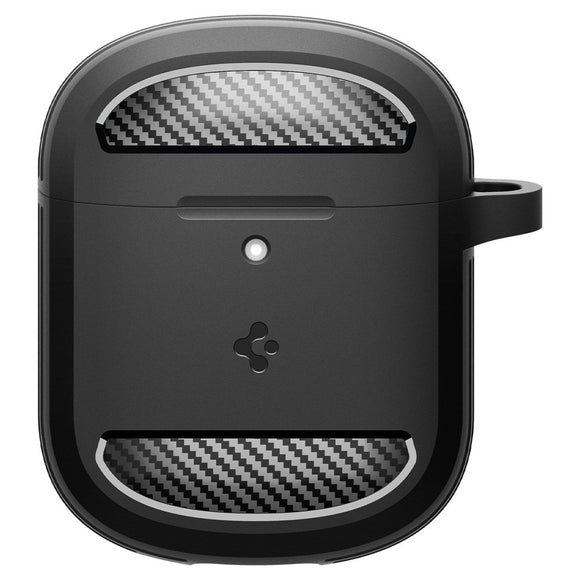 Spigen Rugged Armor Google Pixel Buds Pro / Pro 2 Cover m. Karabinhage - Sort
