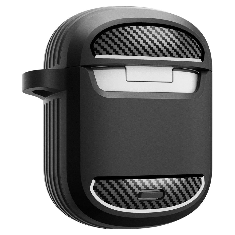 Spigen Rugged Armor Google Pixel Buds Pro / Pro 2 Cover m. Karabinhage - Sort