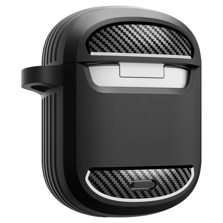 Spigen Rugged Armor Google Pixel Buds Pro / Pro 2 Cover m. Karabinhage - Sort