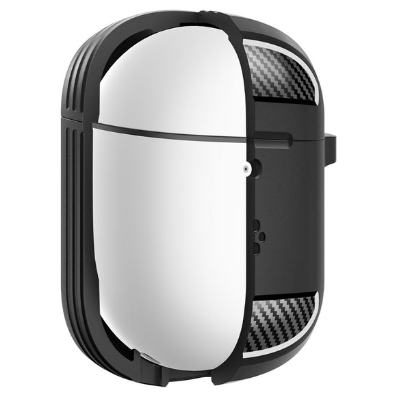 Spigen Rugged Armor Google Pixel Buds Pro / Pro 2 Cover m. Karabinhage - Sort