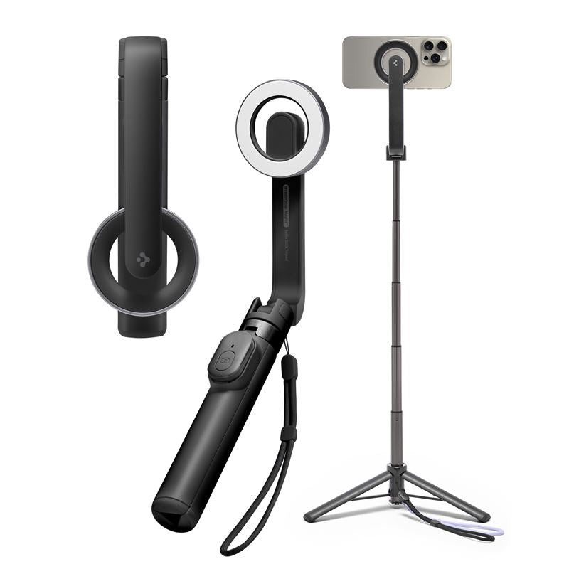Spigen Tripod Selfie Stick - MagSafe Kompatibel - Sort