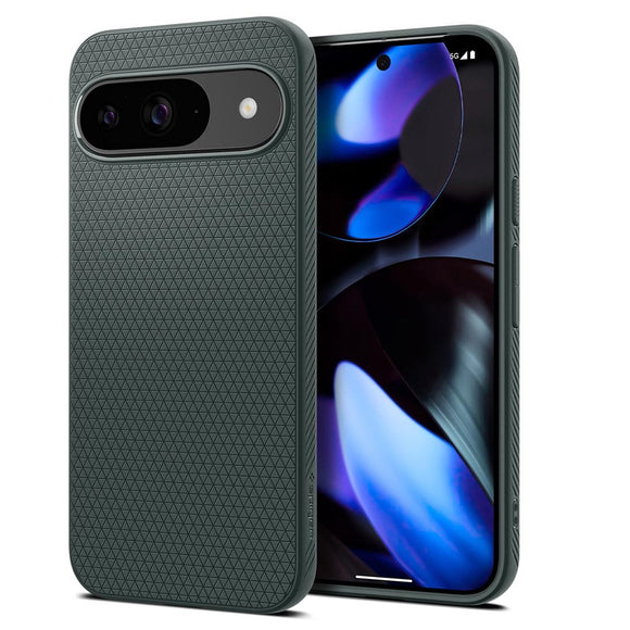 Google Pixel 9 / 9 Pro Spigen Liquid Air Cover - Mat Grøn
