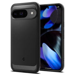 Google Pixel 9 / 9 Pro Spigen Rugged Armor Cover - Sort