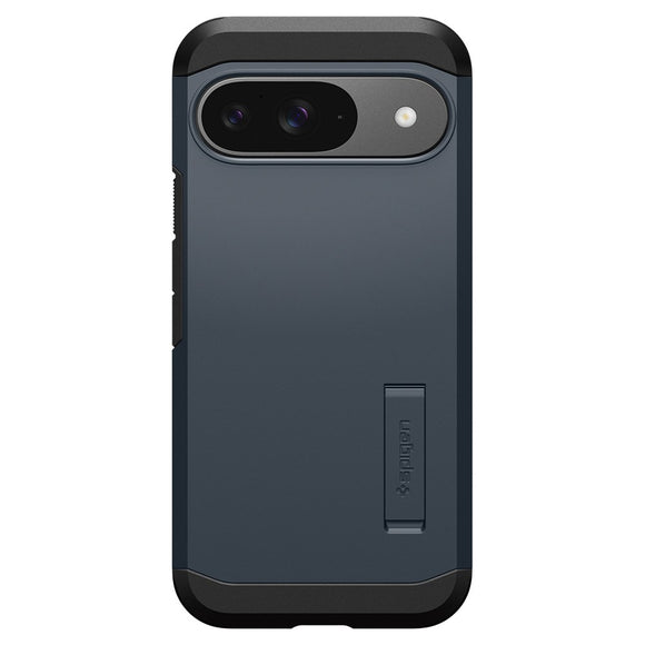 Google Pixel 9 / 9 Pro Spigen Tough Armor Cover m. Kickstand - Grå