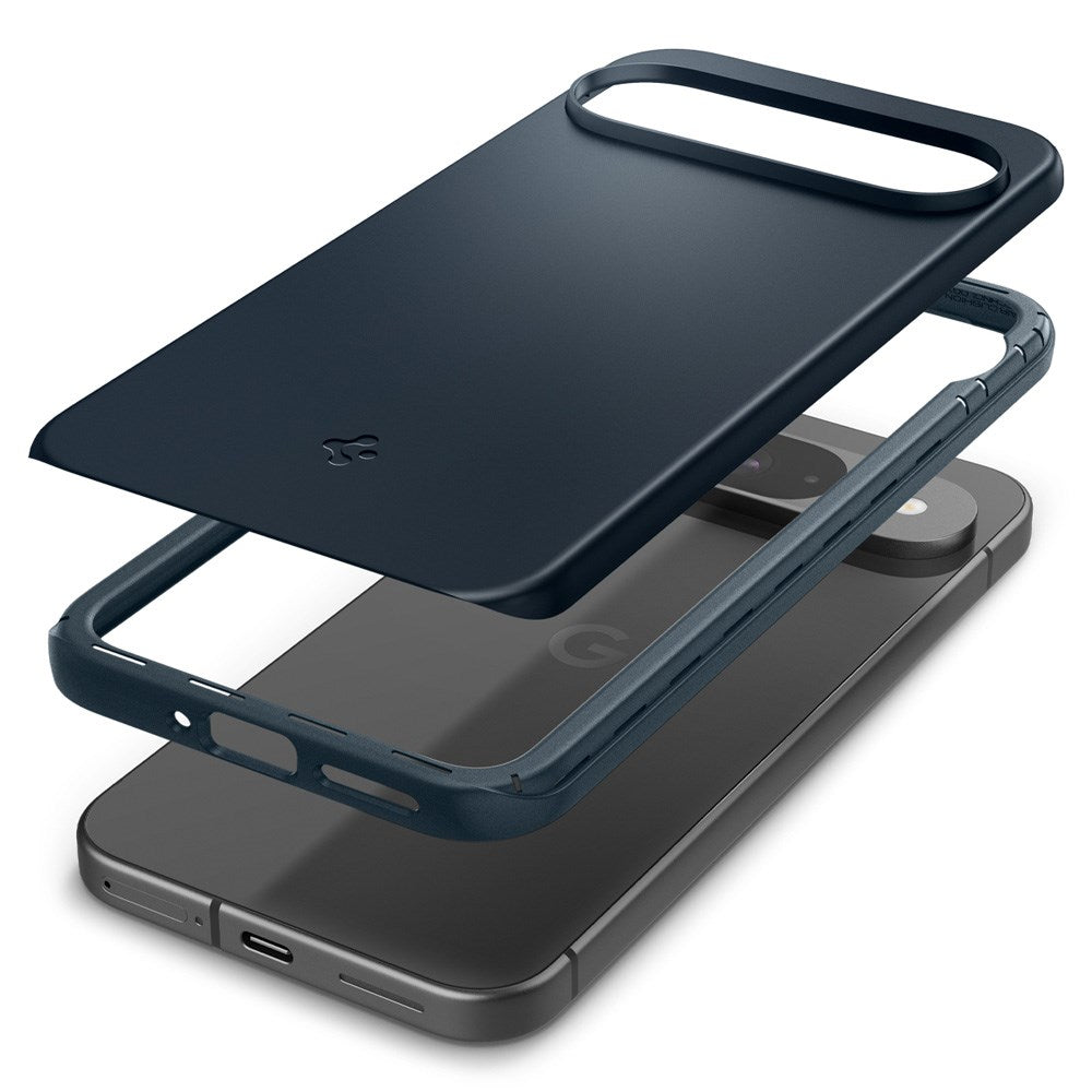 Google Pixel 9 / 9 Pro Spigen Thin Fit Hybrid Cover - Grå