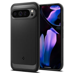 Google Pixel 9 Pro XL Spigen Rugged Armor Cover - Sort
