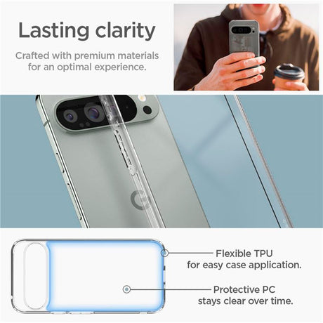 Google Pixel 9 Pro XL Spigen Ultra Hybrid Cover - Gennemsigtig