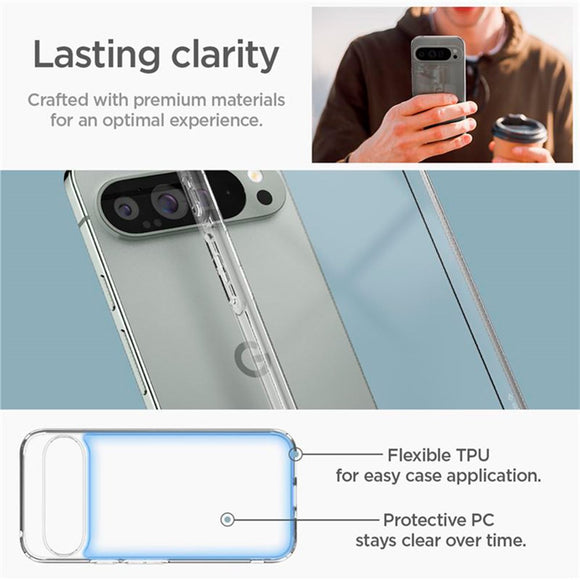Google Pixel 9 Pro XL Spigen Ultra Hybrid Cover - Gennemsigtig