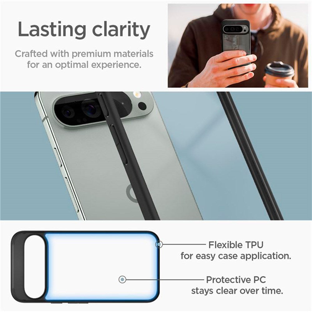 Google Pixel 9 Pro XL Spigen Ultra Hybrid Cover - Mat Sort