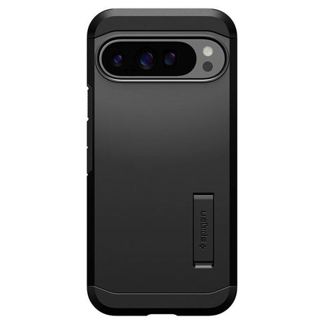 Google Pixel 9 Pro XL Spigen Tough Armor Cover m. Kickstand - Sort