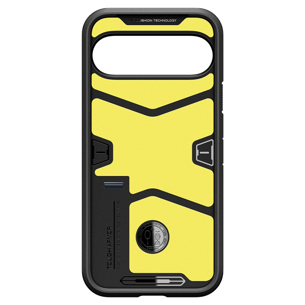 Google Pixel 9 Pro XL Spigen Tough Armor Cover m. Kickstand - Grå